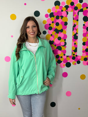 The Aria Spring Jacket - Mint (Small - 3X)