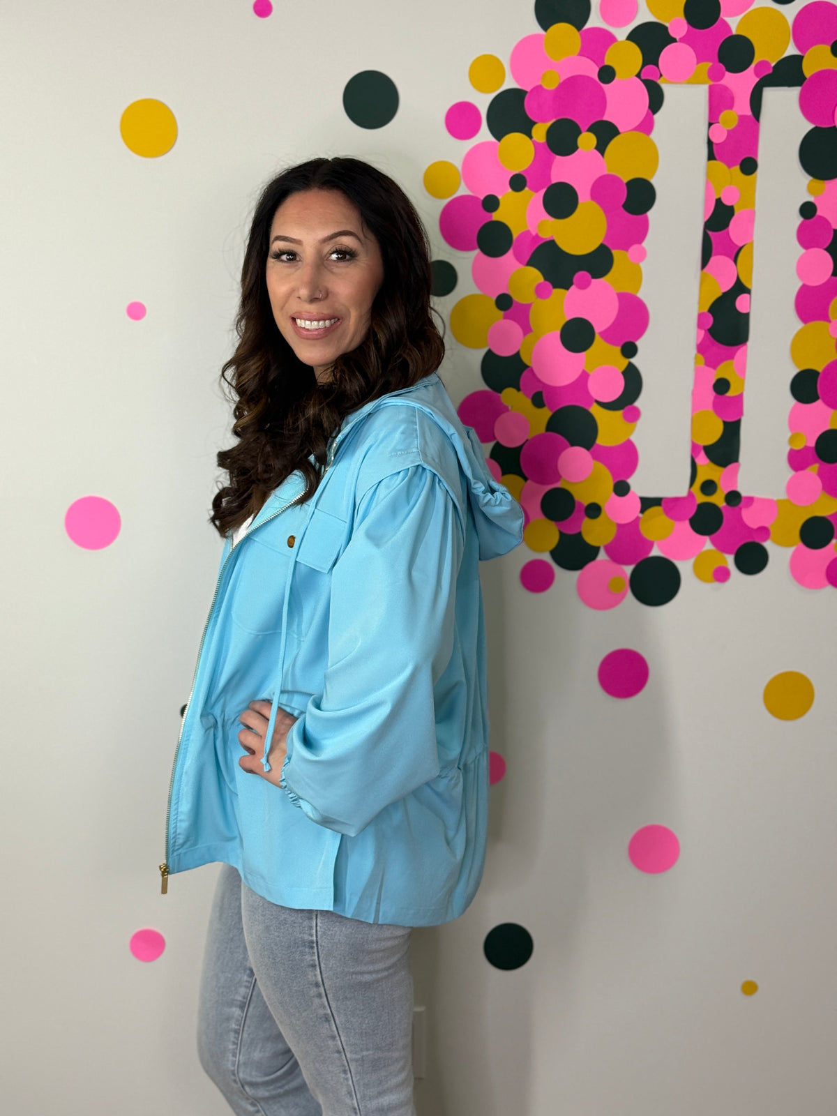 The Luna Spring Jacket - Blue (Small - 3X)