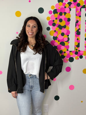 The Aria Spring Jacket - Black (Small - 3X)
