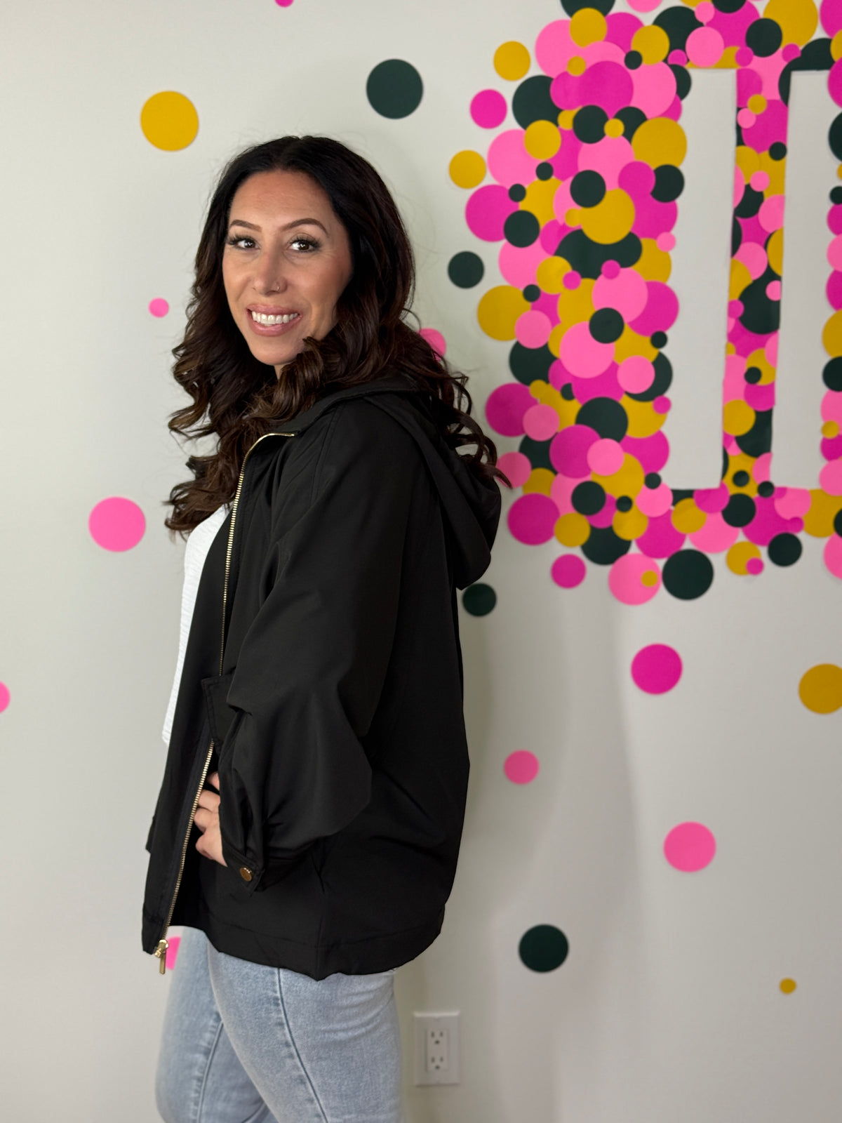 The Aria Spring Jacket - Black (Small - 3X)