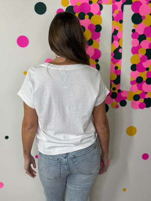 The Front Pocket Cuffed Basic - White