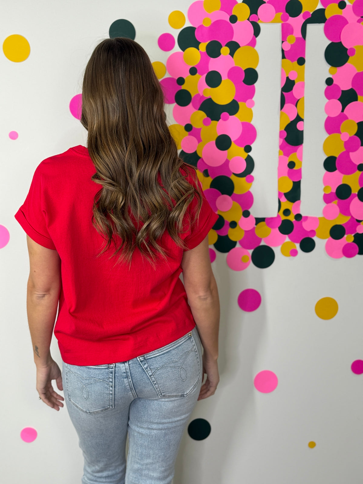 The Front Pocket Cuffed Basic -Ruby