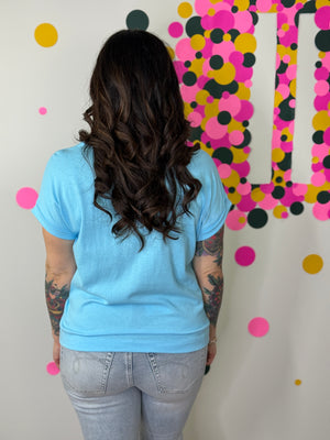 The Front Pocket Cuffed Basic - Sky Blue