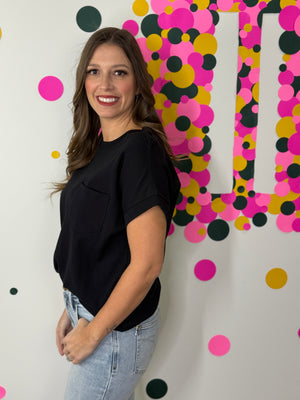 The Front Pocket Cuffed Basic - Black