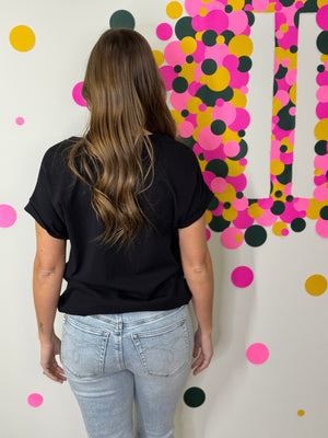 The Front Pocket Cuffed Basic - Black