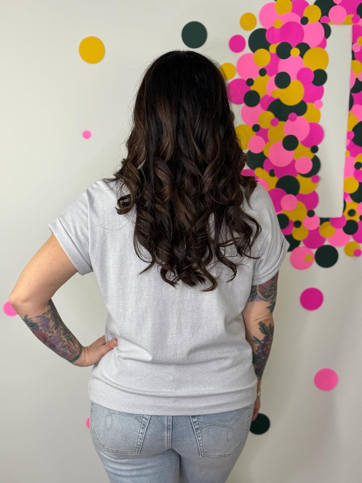 The Front Pocket Cuffed Basic - Heather Grey