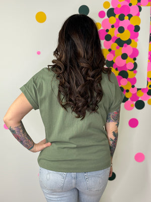 The Front Pocket Cuffed Basic - Light Olive