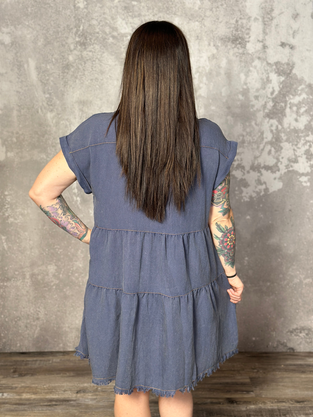 The Scarlett Dress - Denim (Small - 2X)