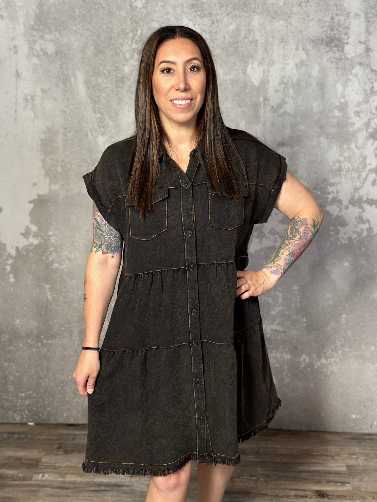 The Scarlett Dress - Black (Small - 2X)