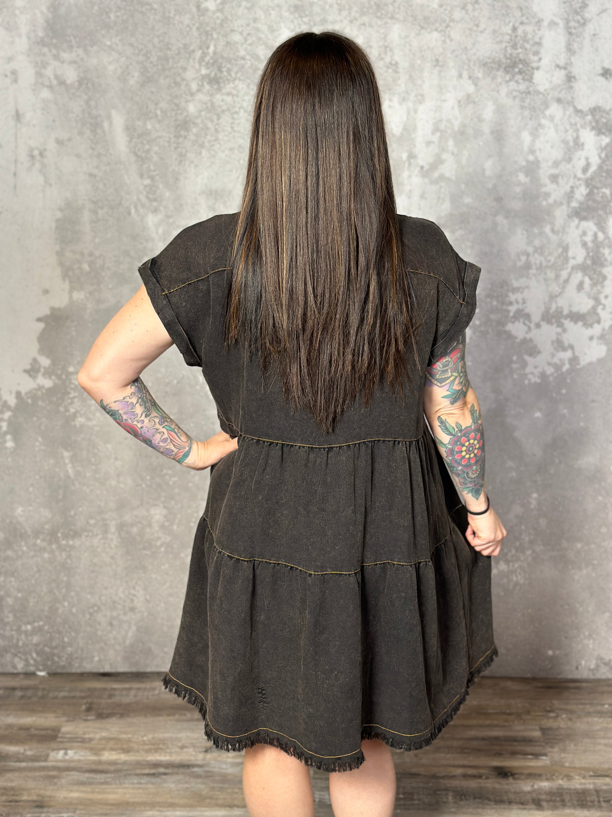 The Scarlett Dress - Black (Small - 2X)