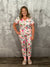 Buttery Shirley Jogger Lounge Set - Watercolor Floral (XS - 3X)