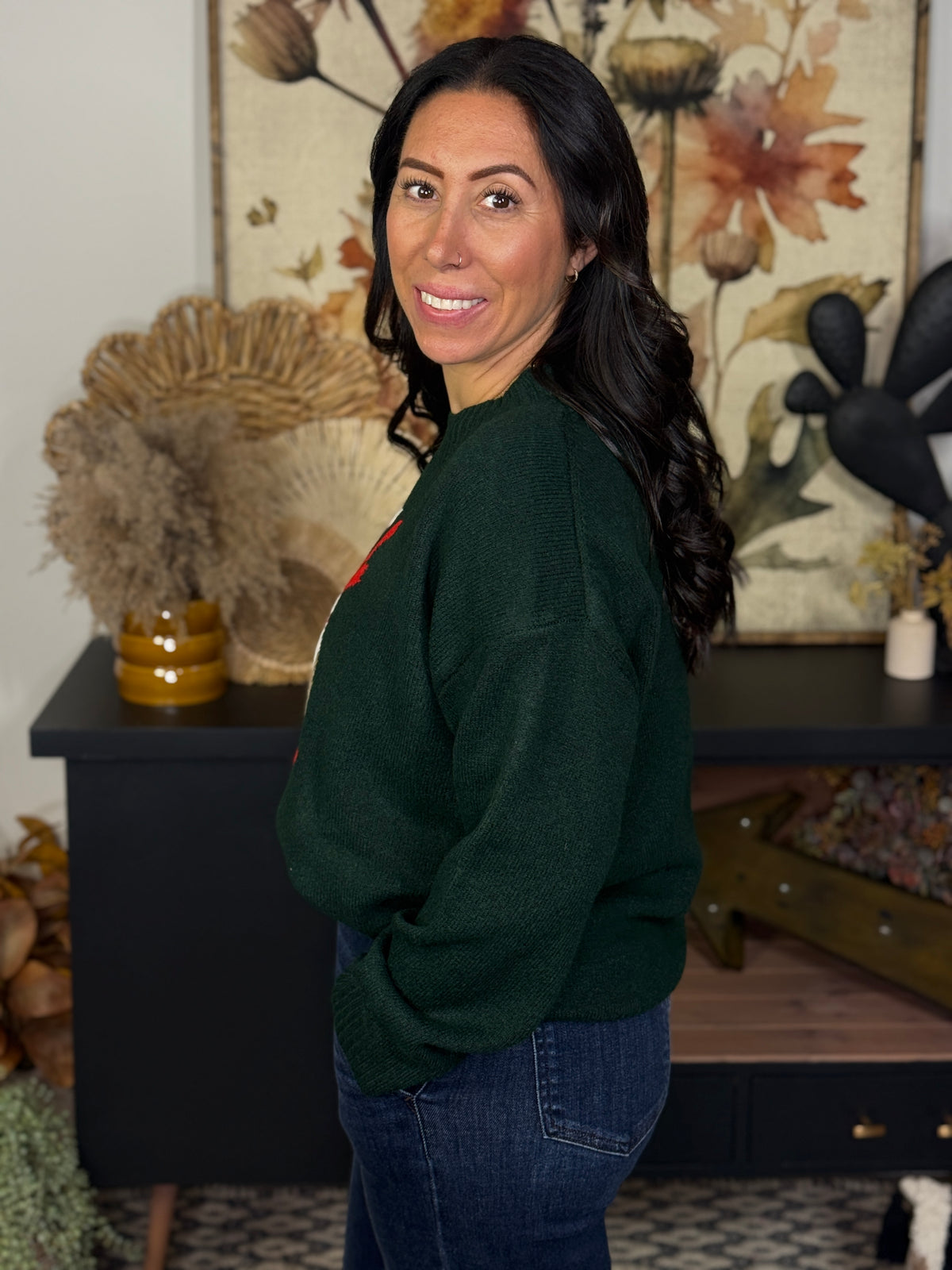 Skier Bear Sweater  (Small - 3X)