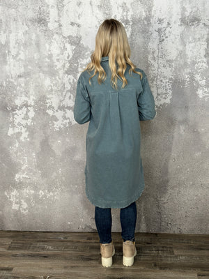 Vintage Vision Shacket - Blue - *NEW COLOR