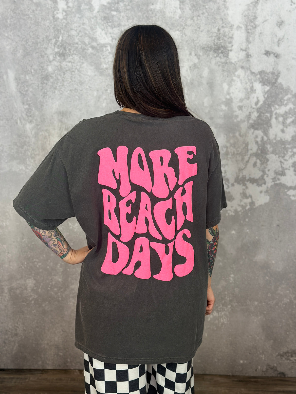 More Beach Days - Charcoal - FINAL SALE