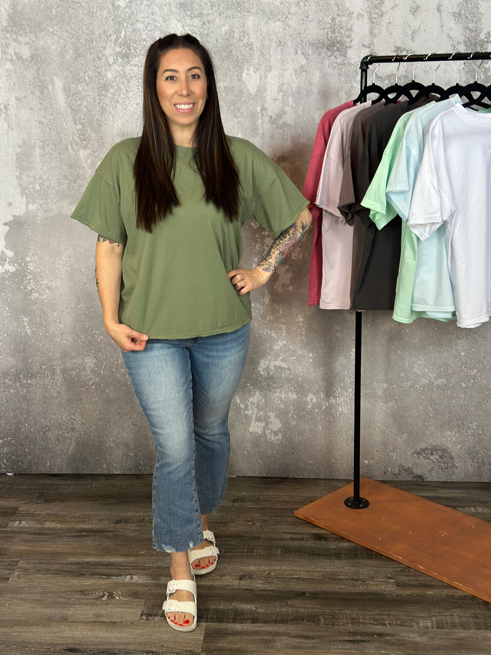 The Free Tee - Olive (Small - 3X) - BESTSELLER