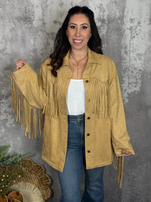 Fringe Suede Jacket