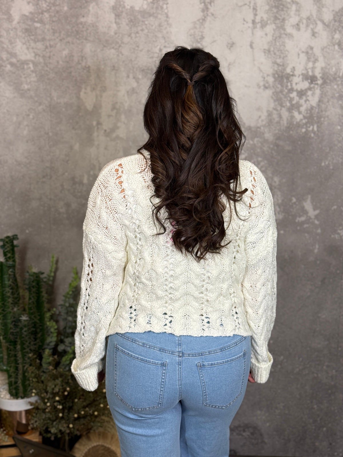 Cream Knit Sweater