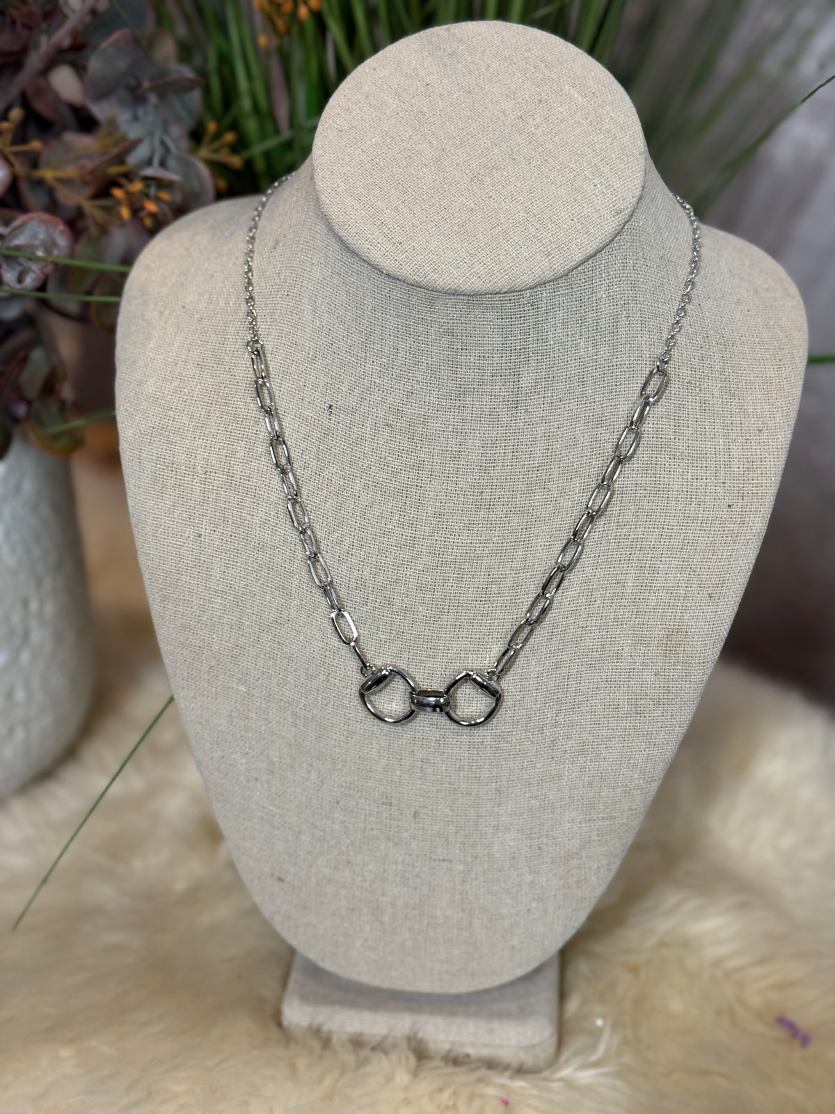 Silver Bit Necklace