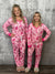 Buttery Shirley Lounge Set - Pink Christmas Tree (Small - 3X) RESTOCK