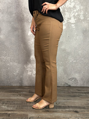 Hyperstretch Relaxed Fit Bootcut Pant - Almond (Small - XL)