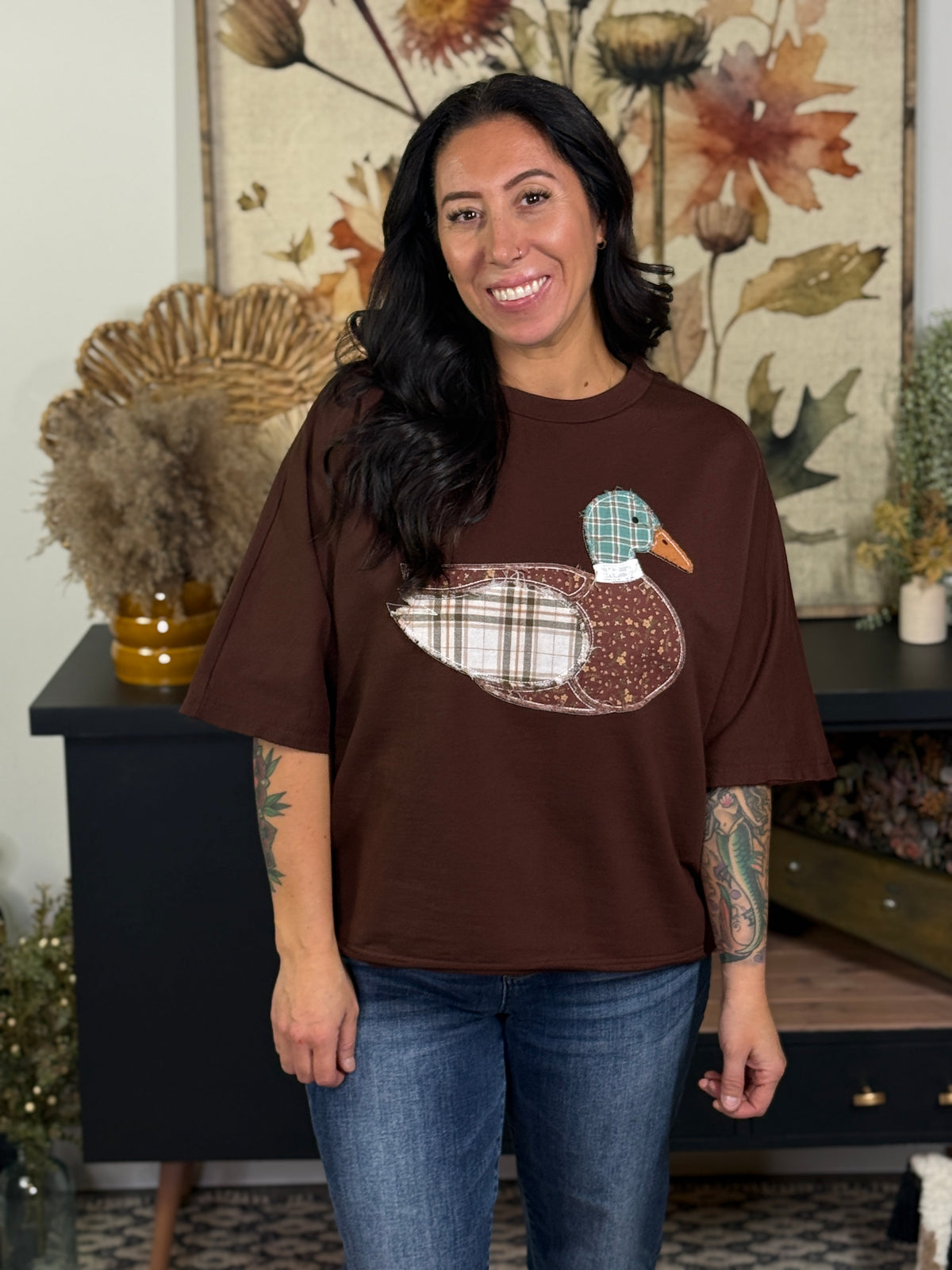 Patchwork Duck Tee