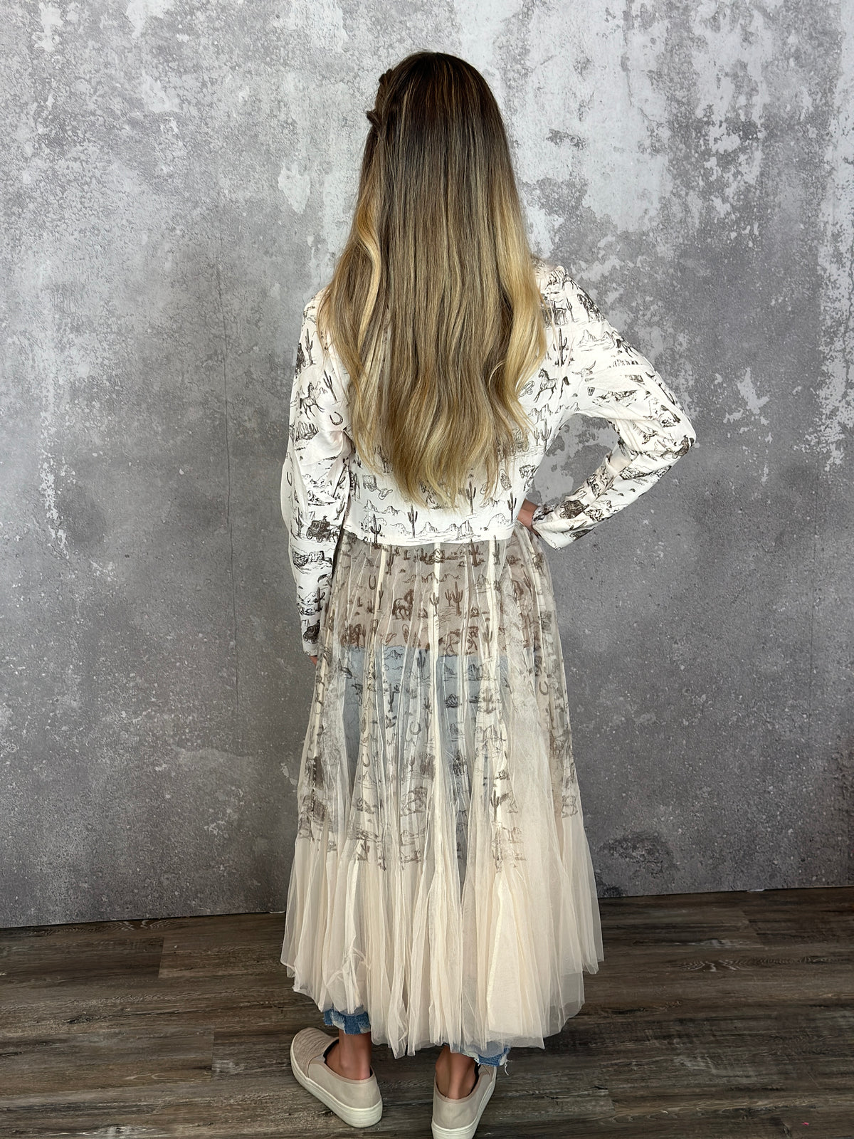 Old West Tulle Blazer (Small - 2X)