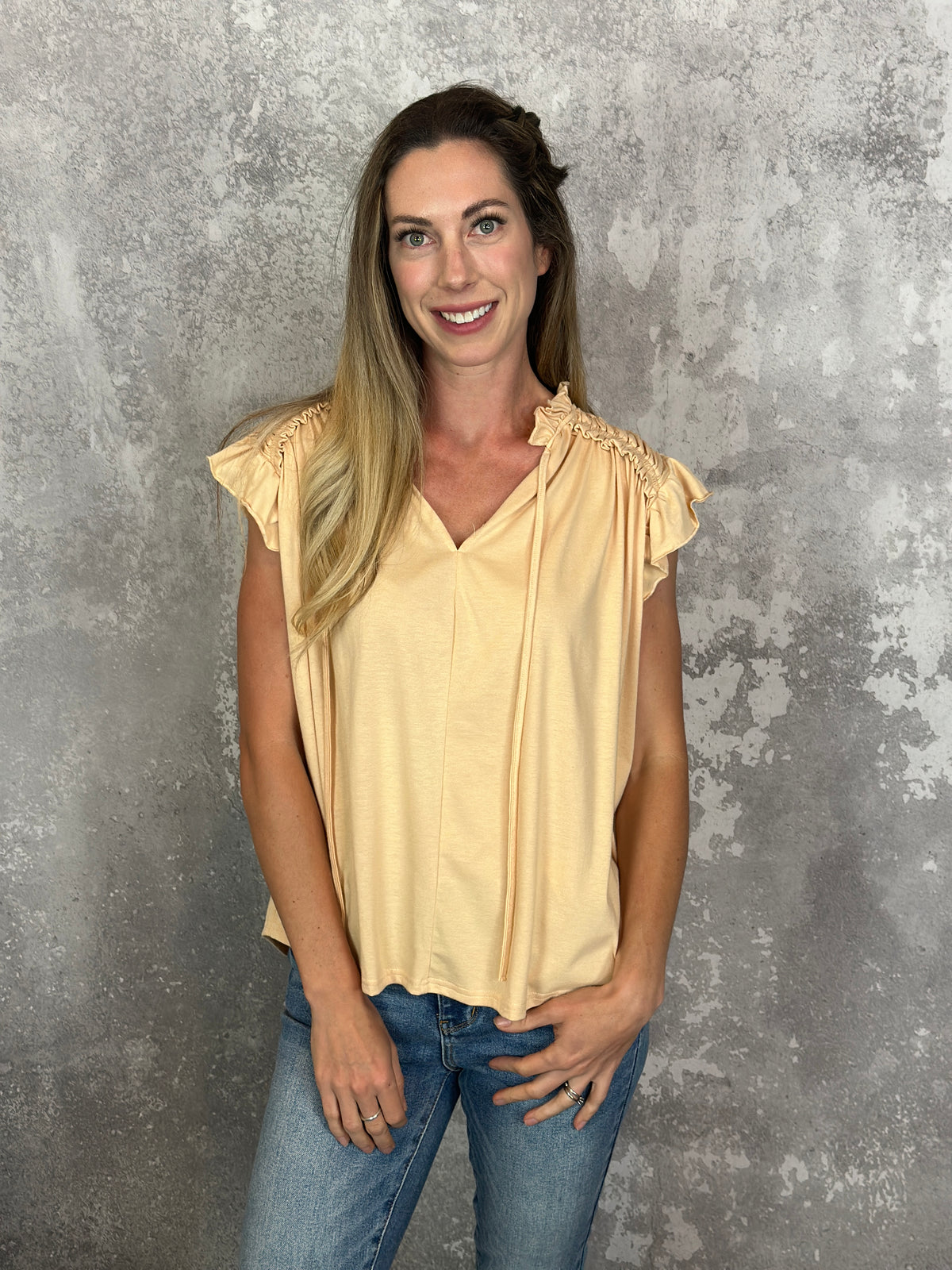 Clancy Rope Top The Clancy Top - Sand - FINAL SALE - The Pink Porcupine ltd.