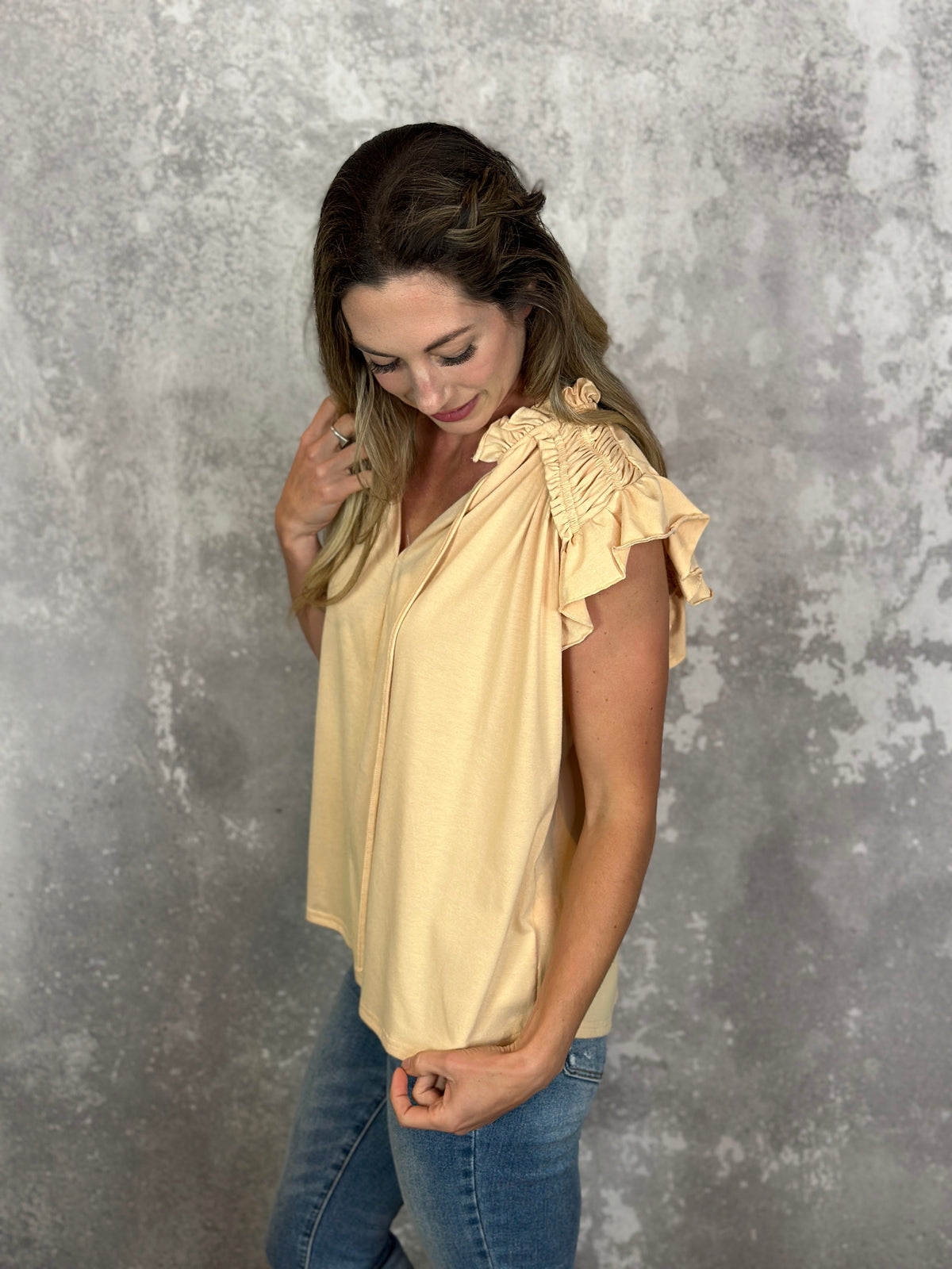 Clancy Rope Top The Clancy Top - Sand - FINAL SALE - The Pink Porcupine ltd.