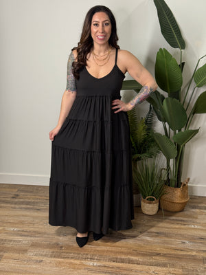 The Tonya Tiered Dress  (Small - 3X)