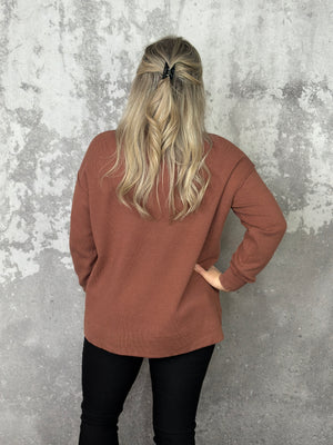 The Poppy Sweater - Bean