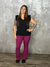 Hyperstretch Relaxed BootCut Pant - Dark Ruby (Small - XL)