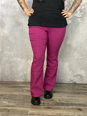 Hyperstretch Relaxed BootCut Pant - Dark Ruby (Small - XL)