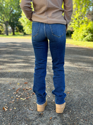 Judy Blue Straight Fit Thermal Jean (sizes 24-24W) - FINAL SALE