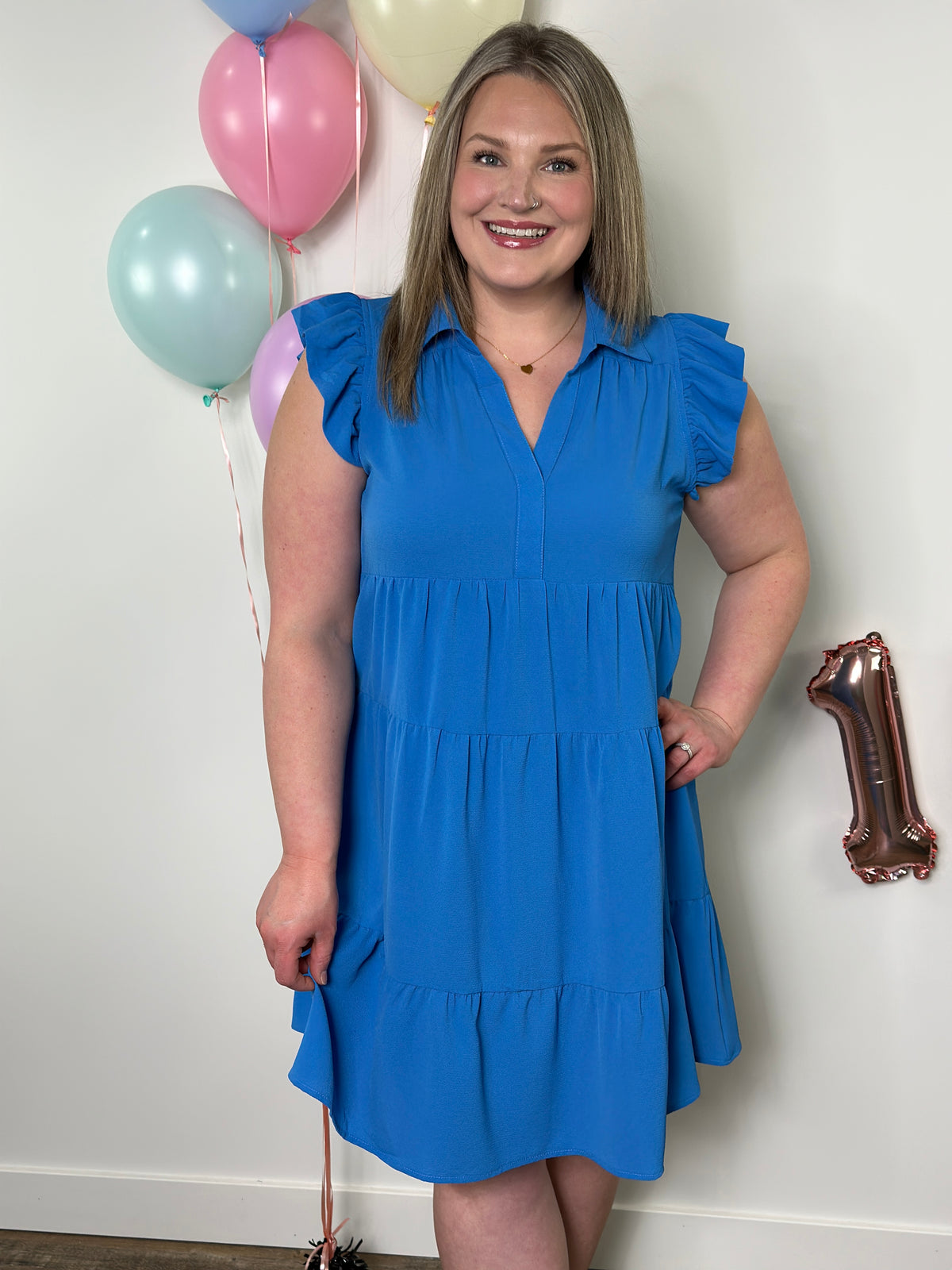 The Maya Dress - Blue (Small - 2X)