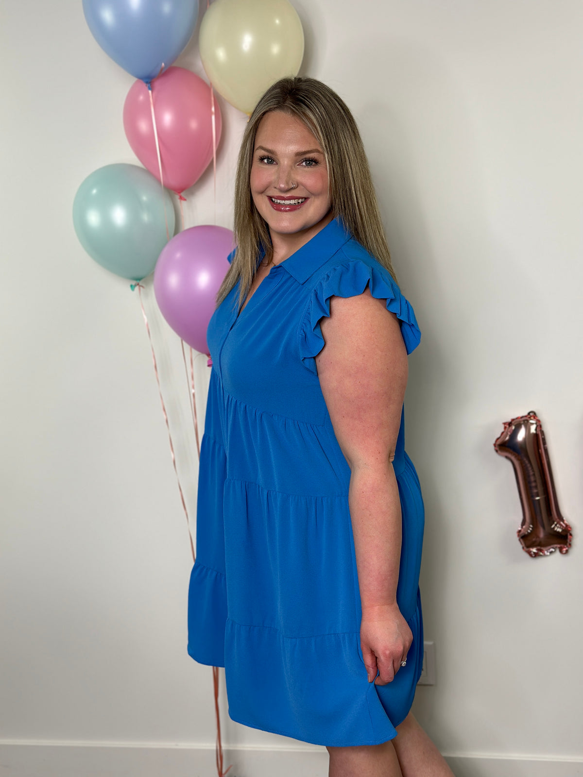 The Maya Dress - Blue (Small - 2X)