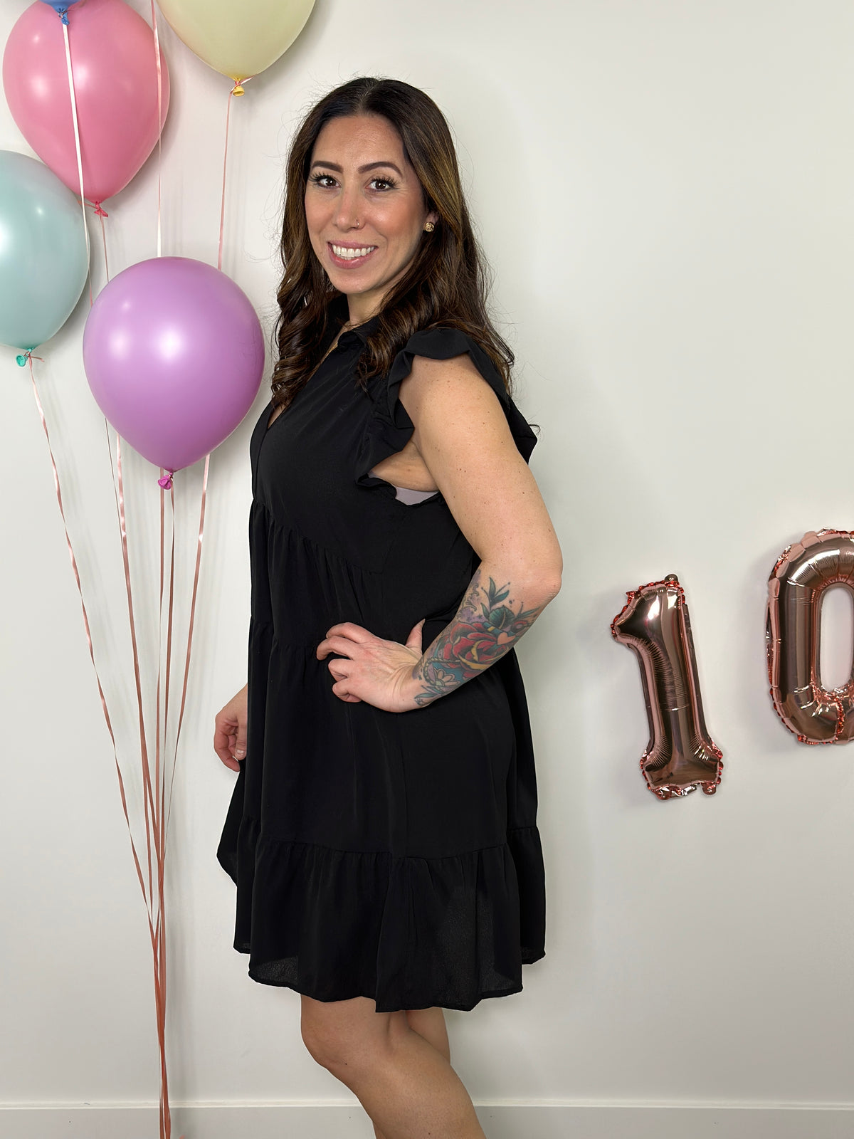 The Maya Dress - Black (Small - 2X)