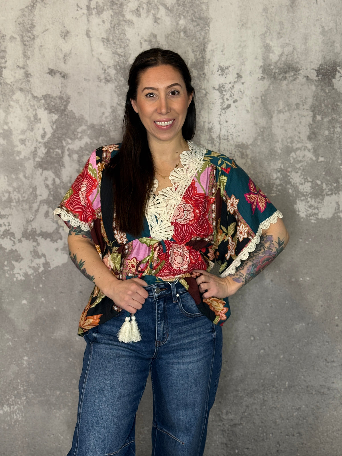 Mix Boho Top