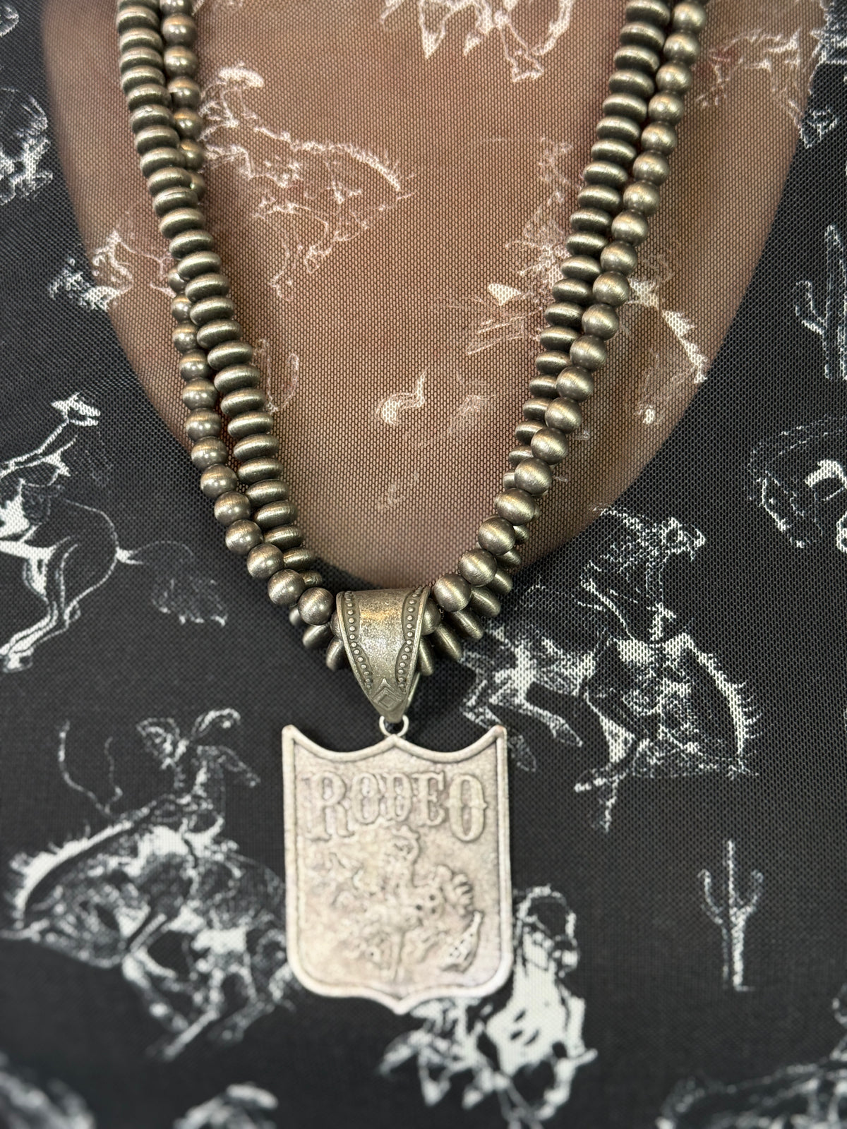 Rodeo Medalion Necklace