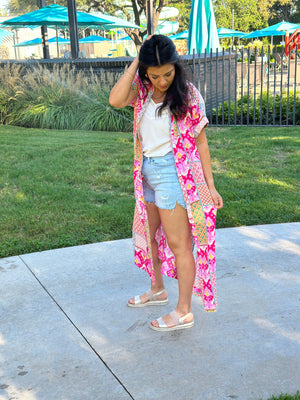 Pattern Mix Dress/Duster - FINAL SALE