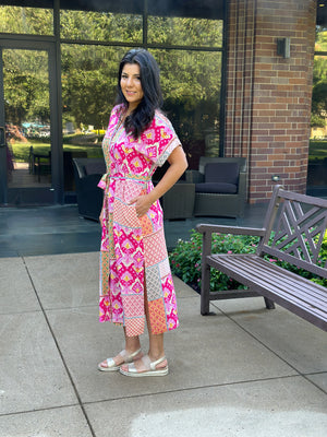 Pattern Mix Dress/Duster - FINAL SALE