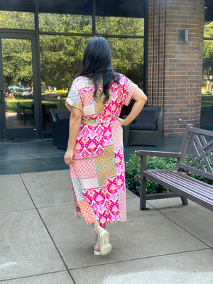 Pattern Mix Dress/Duster - FINAL SALE