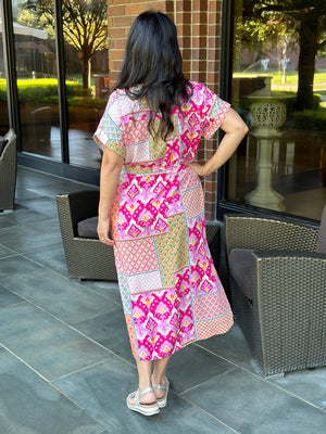 Pattern Mix Dress/Duster - FINAL SALE