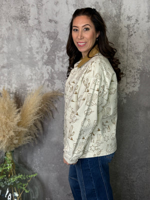 Western Graphic Chore Jacket