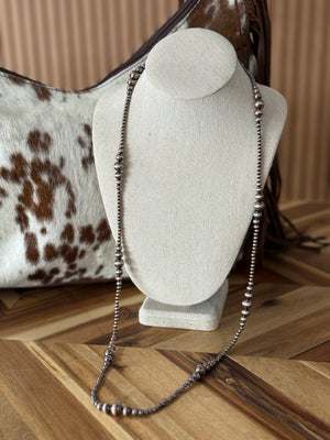 Bronze Faux Pearl Necklace  - Restock