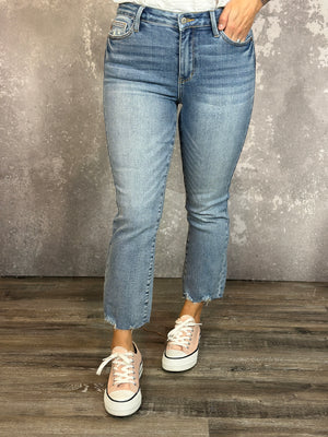 Judy Blue Kick Flare Crop Jean (sizes 1/25-24W) RESTOCK