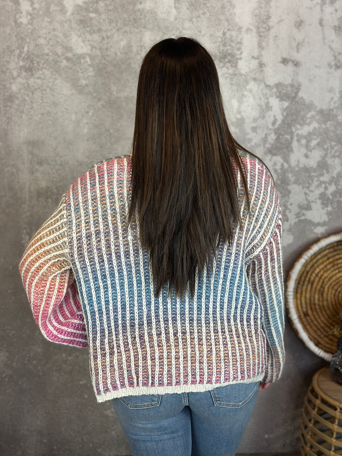 Pastel Knit Cardigan (Small - 3X)