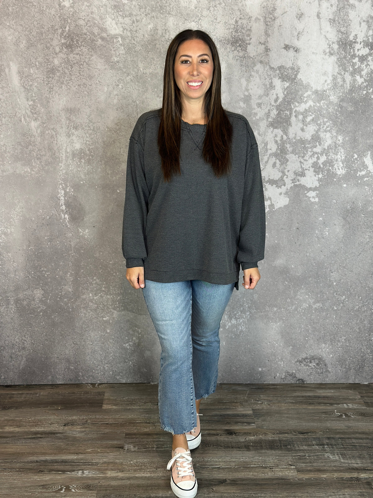 The Thermal Tova Top - Black (Small - 3X)