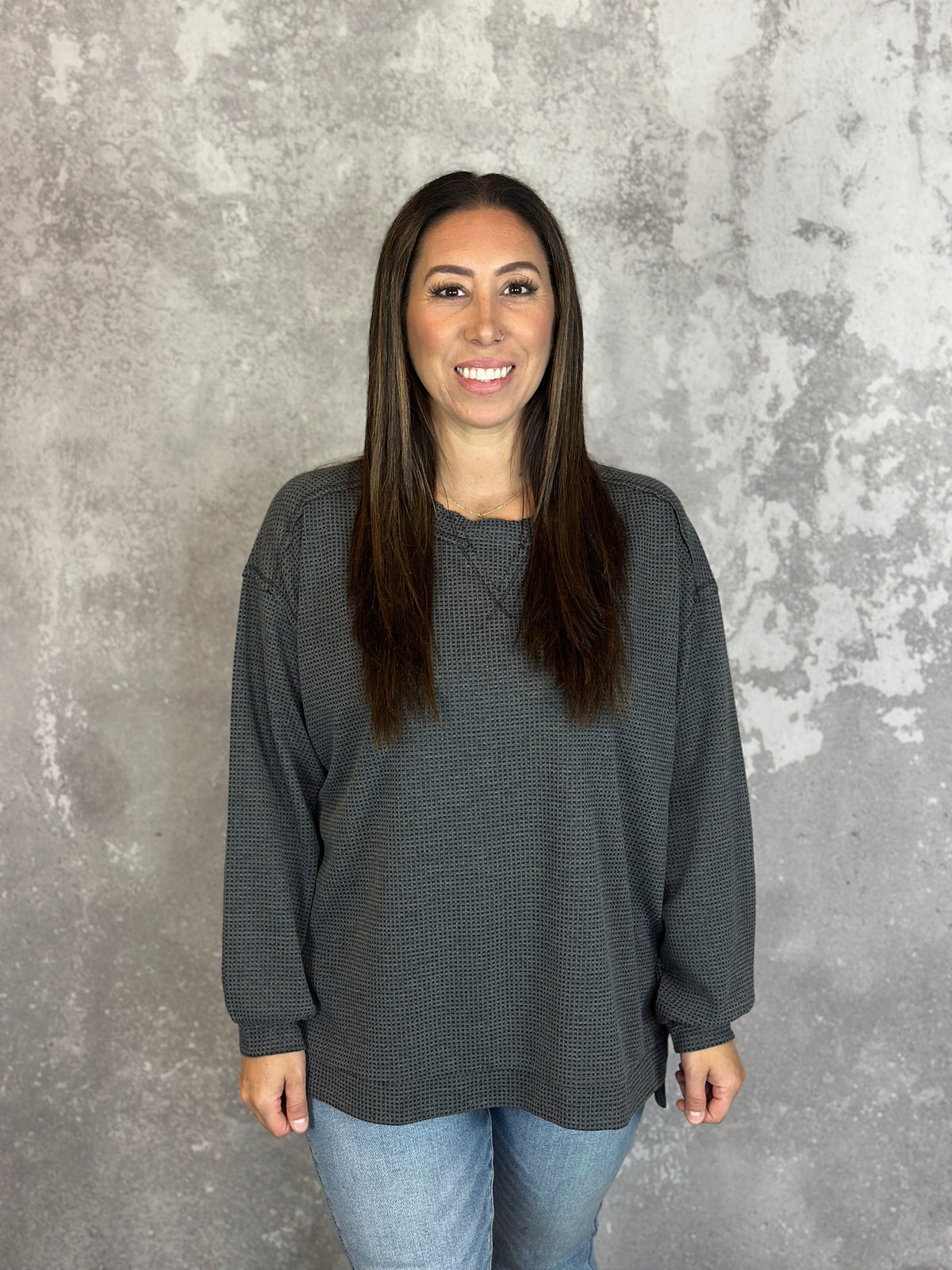 The Thermal Tova Top - Black (Small - 3X)