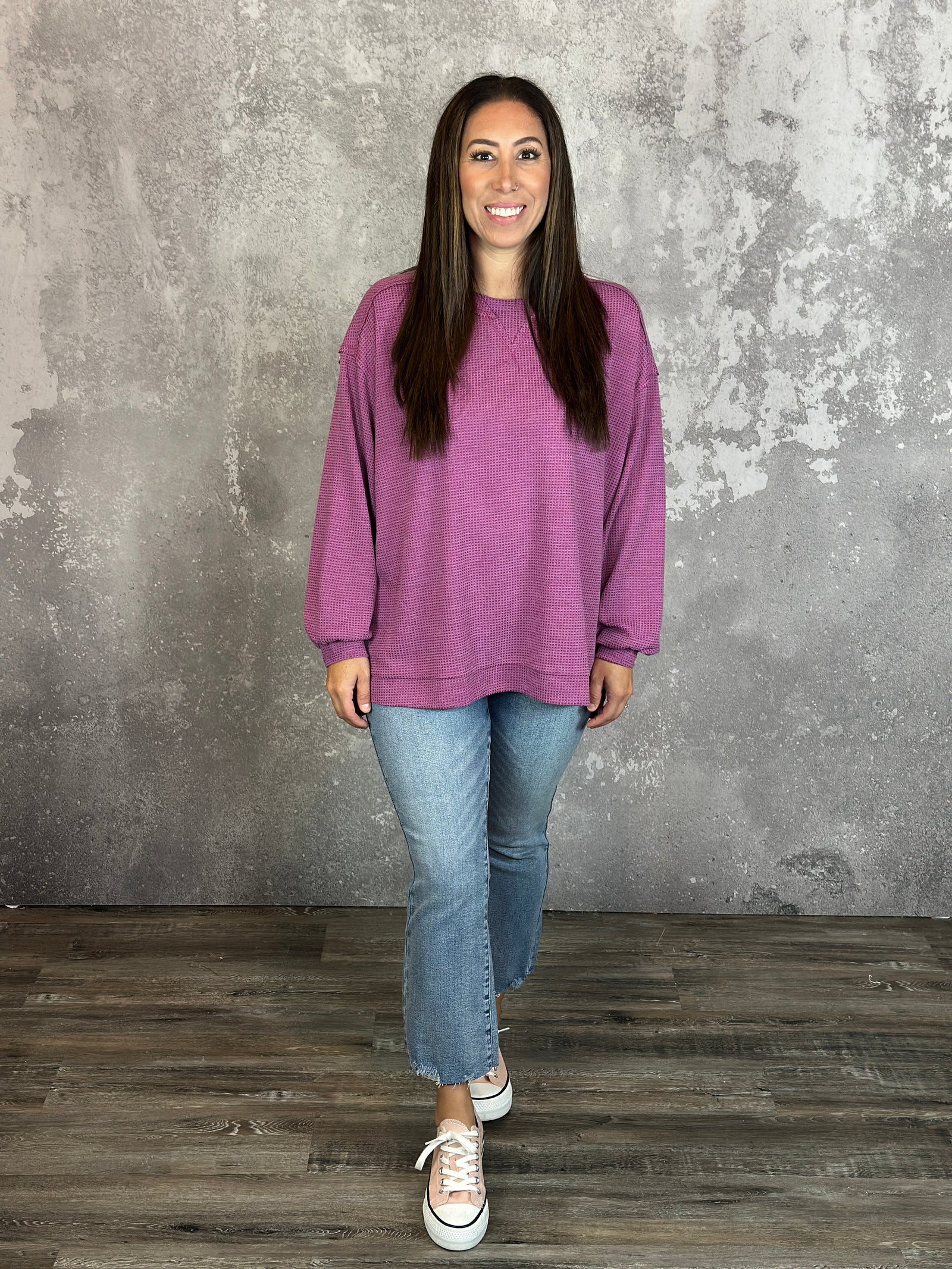 The Thermal Tova Top - Magenta (Small - 3X)