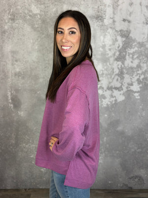 The Thermal Tova Top - Magenta (Small - 3X)
